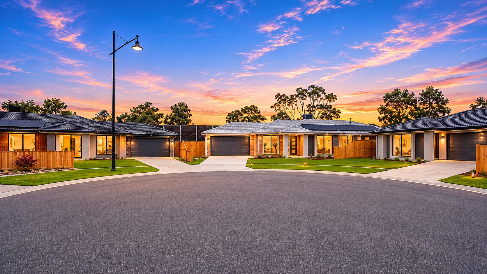 ProPix twilight street real estate photography in Pakenham
